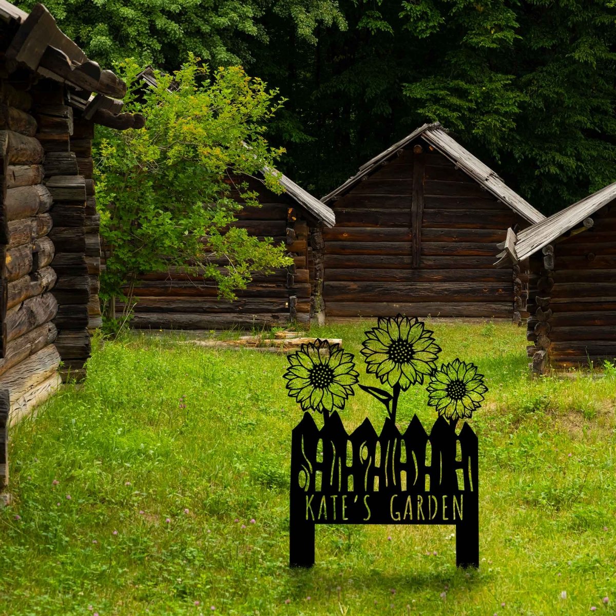 Sunflower Metal Garden Stake - BrossHome Metal Wall Art