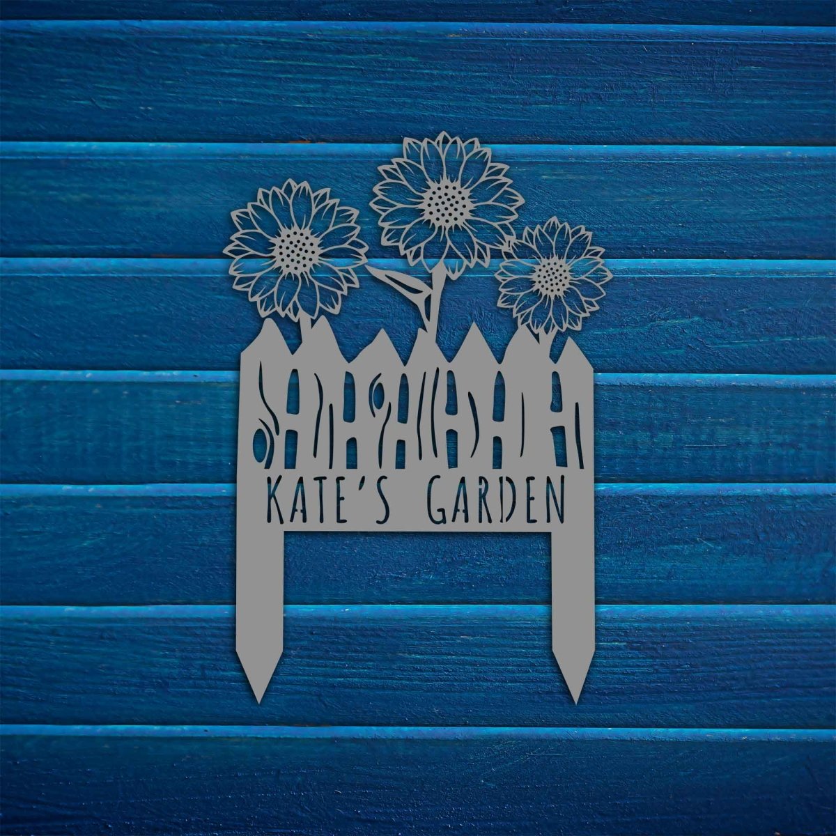 Sunflower Metal Garden Stake - BrossHome Metal Wall Art