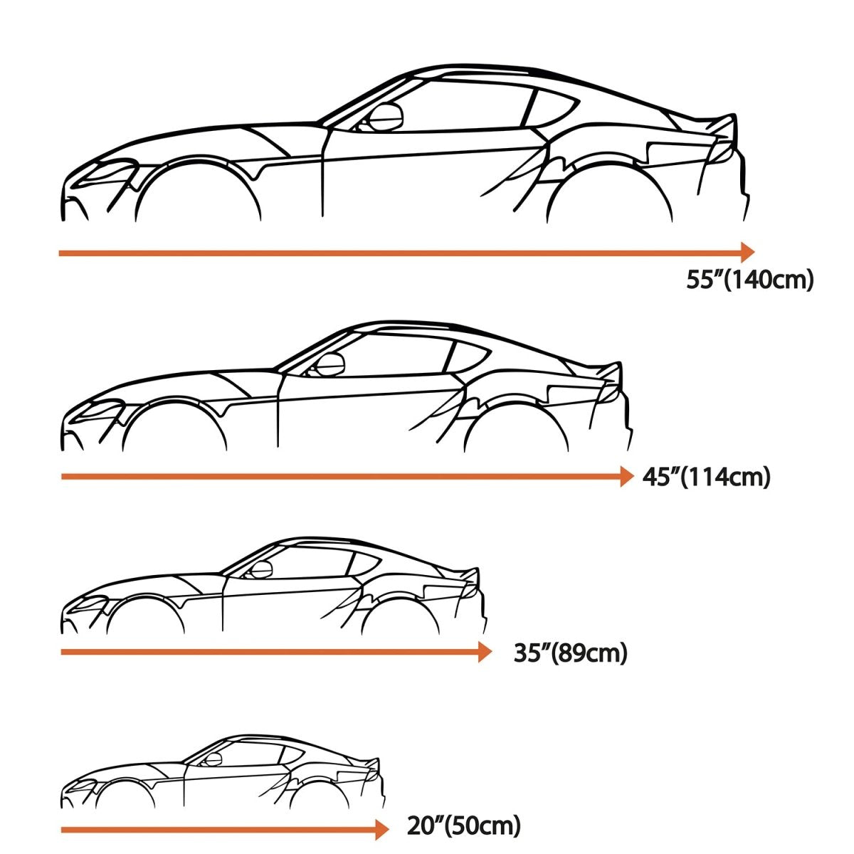 Supra - Car Metal Silhouette Wall Art - BrossHome Metal Wall Art