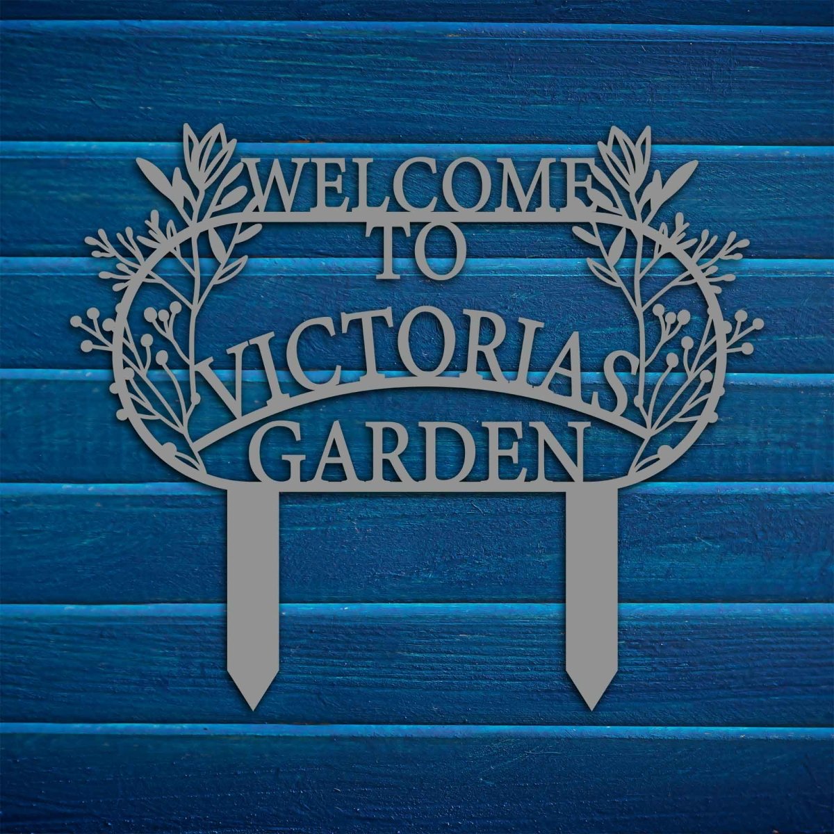 Welcome Garden Sign - BrossHome Metal Wall Art