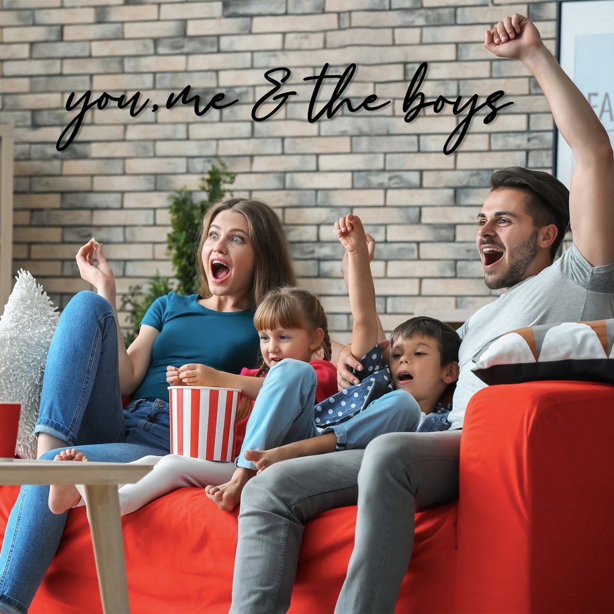 You Me and The Boys Metal Wall Sign - BrossHome Metal Wall Art