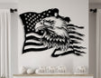 American Eagle Flag Metal Wall Art - BrossHome Metal Wall Art