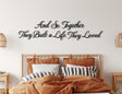 And So Together They Built A Life They Loved Metal Sign - BrossHome Metal Wall Art