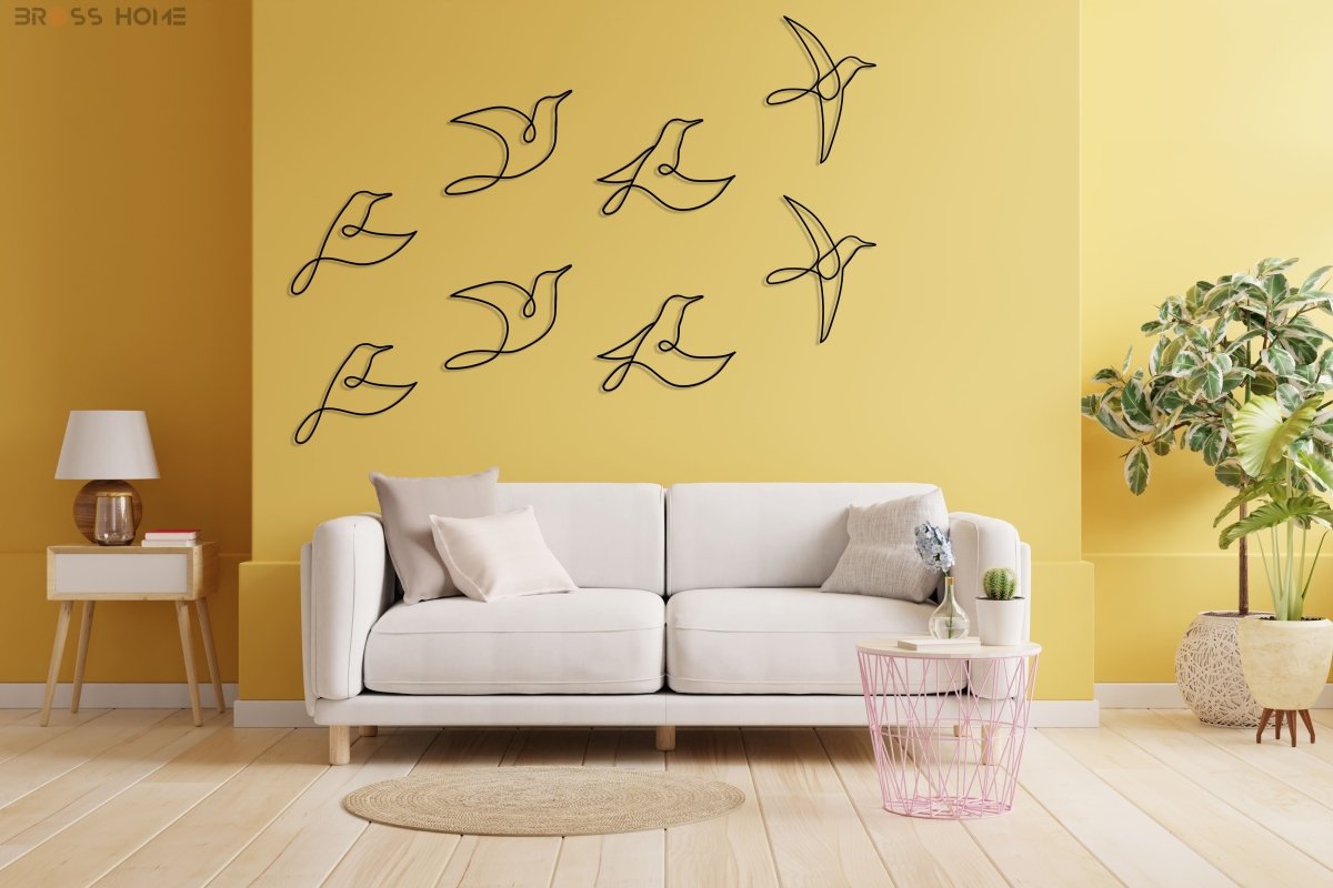 Birds Metal Wall Art - BrossHome Metal Wall Art