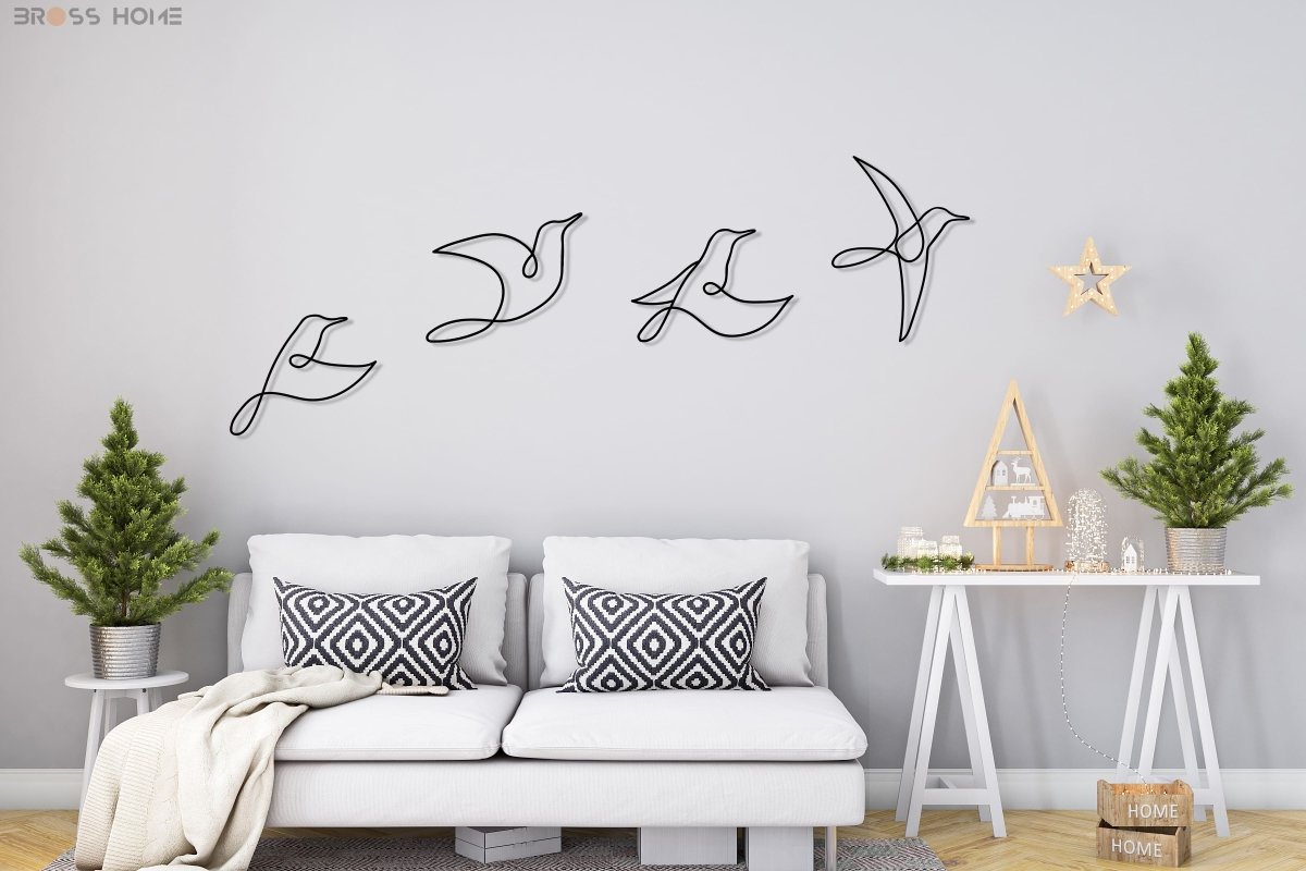 Birds Metal Wall Art - BrossHome Metal Wall Art