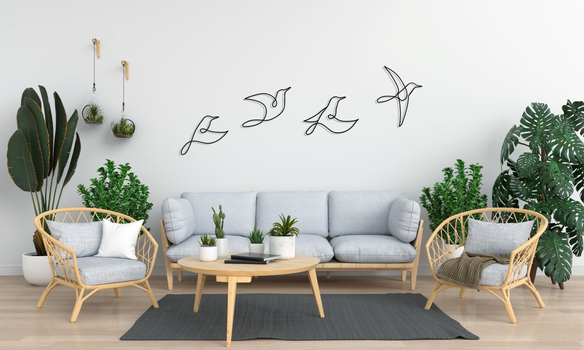Birds Metal Wall Art - BrossHome Metal Wall Art