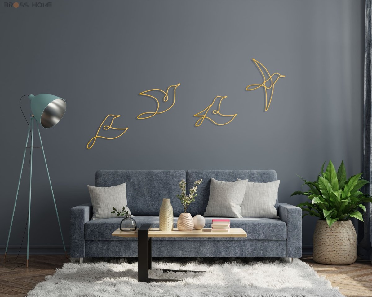 Birds Metal Wall Art - BrossHome Metal Wall Art
