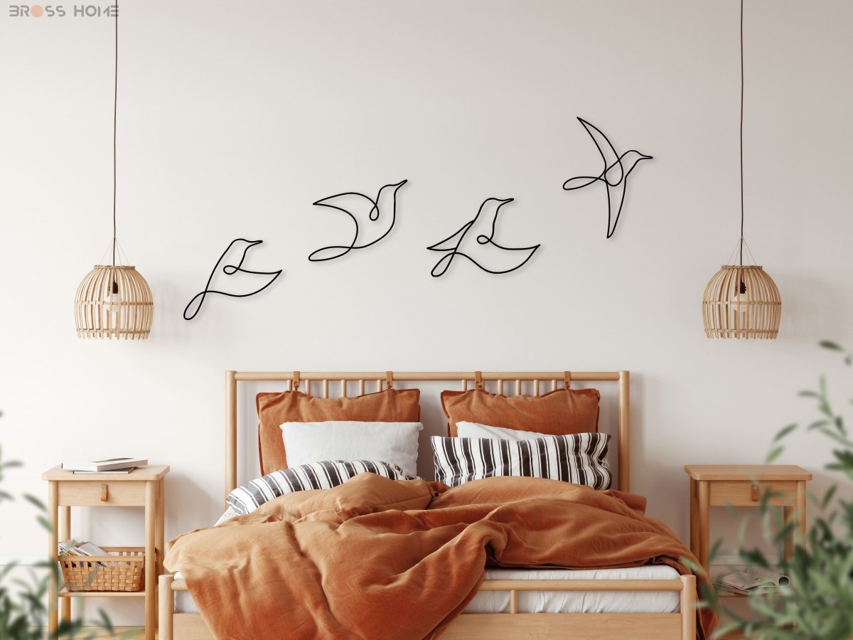 Birds Metal Wall Art - BrossHome Metal Wall Art