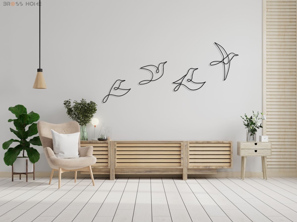 Birds Metal Wall Art - BrossHome Metal Wall Art