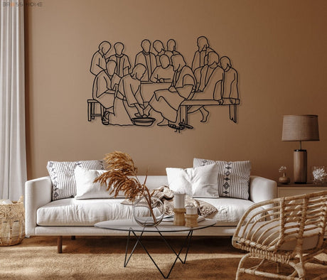 Christ Apostles Metal Wall Art - BrossHome Metal Wall Art