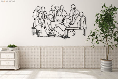 Christ Apostles Metal Wall Art - BrossHome Metal Wall Art