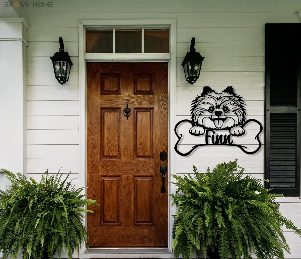 Custom Dog Signs With Name - BrossHome Metal Wall Art