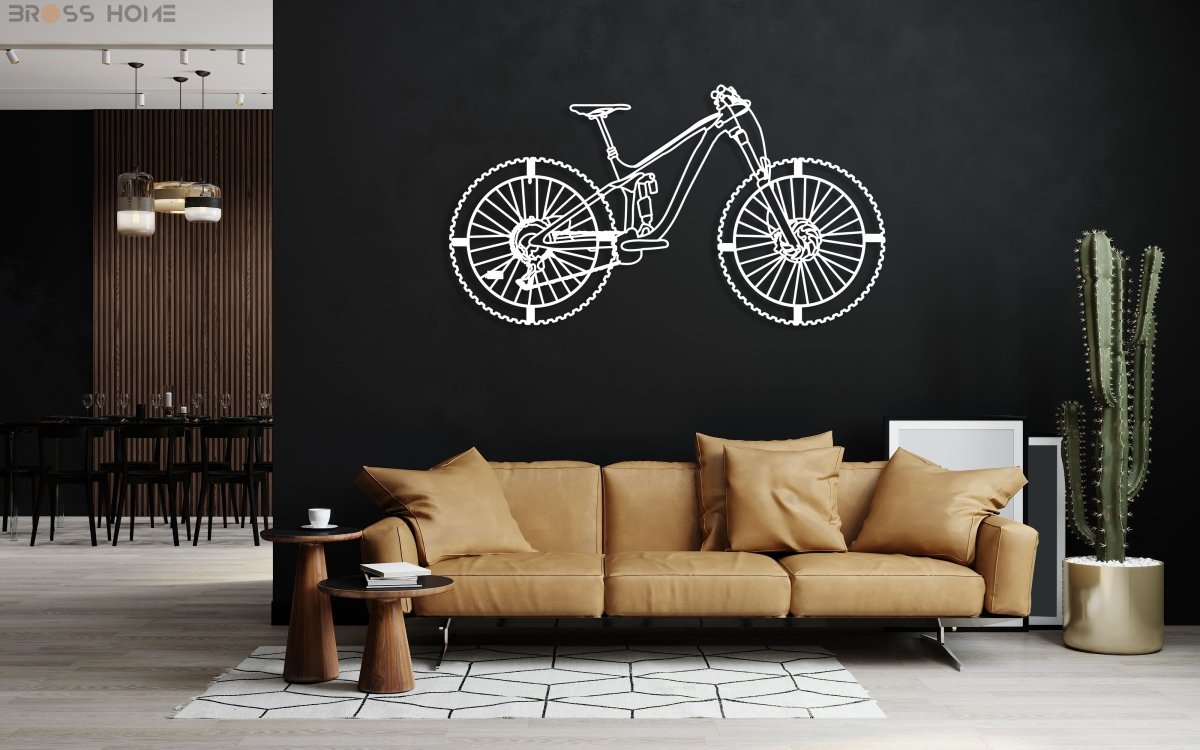 Custom Metal Bike Wall Art - BrossHome Metal Wall Art