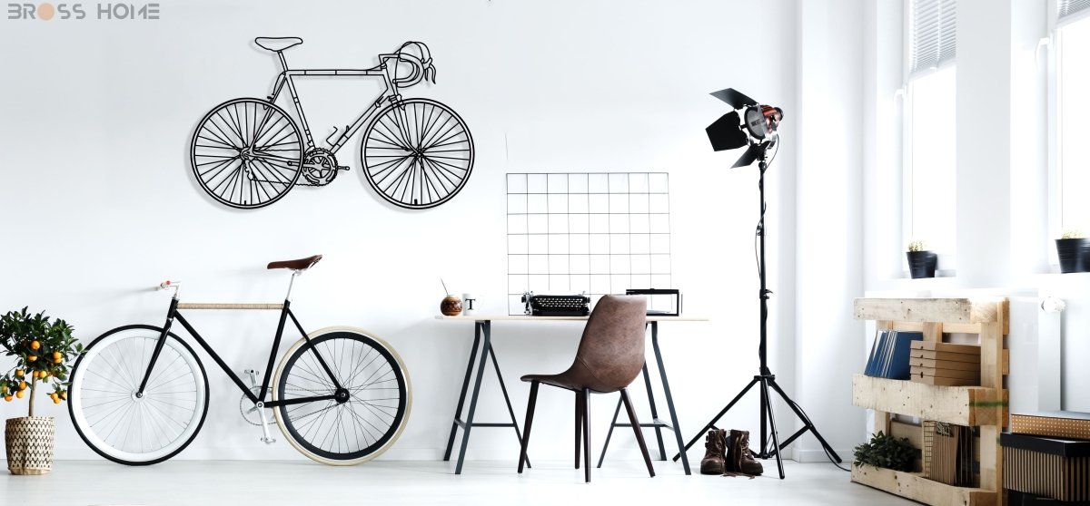 Custom Metal Bike Wall Art - BrossHome Metal Wall Art