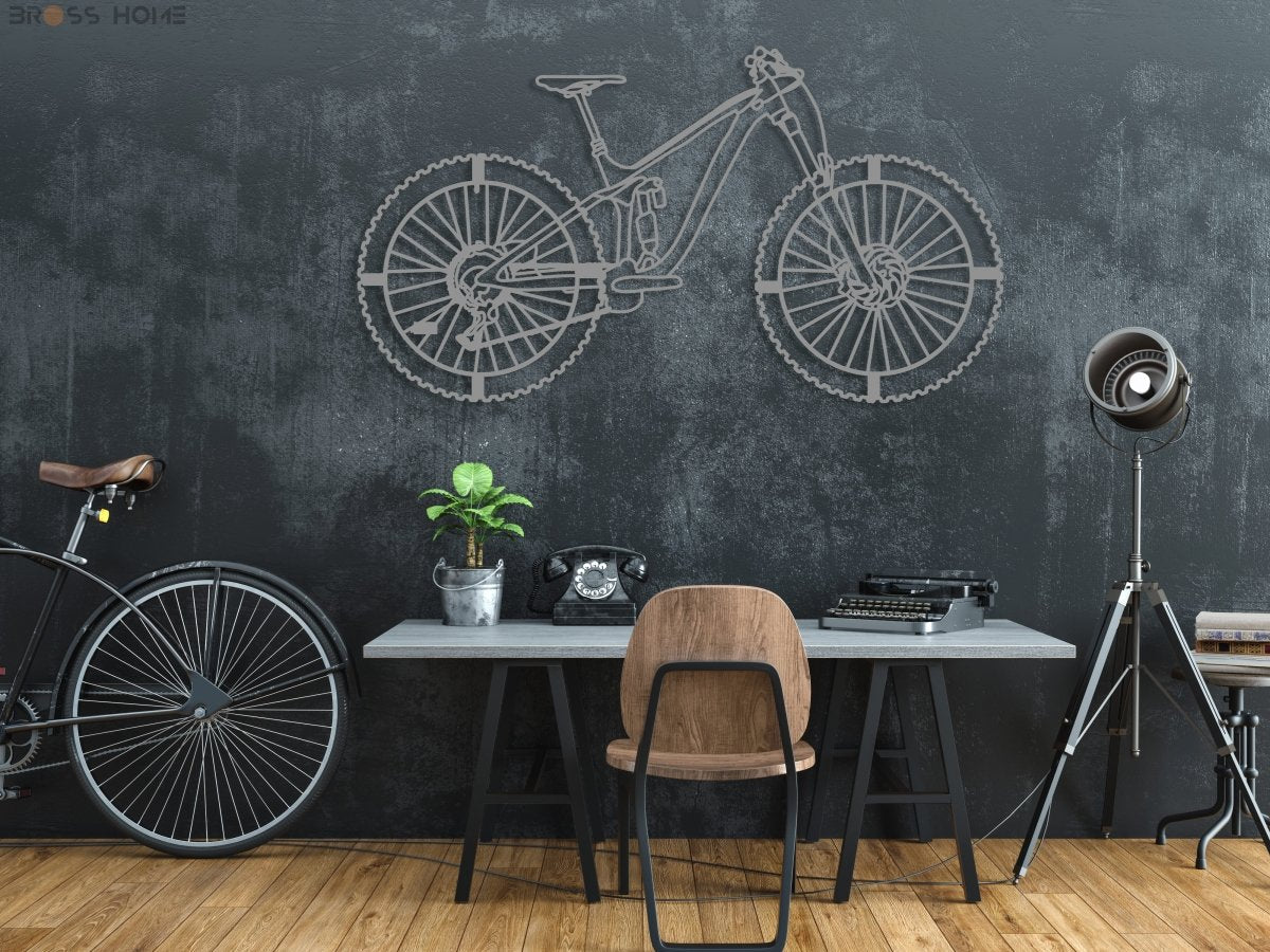 Custom Metal Bike Wall Art - BrossHome Metal Wall Art