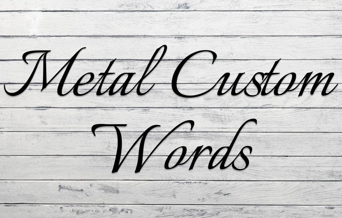 Custom Metal Wall Sign - BrossHome Metal Wall Art