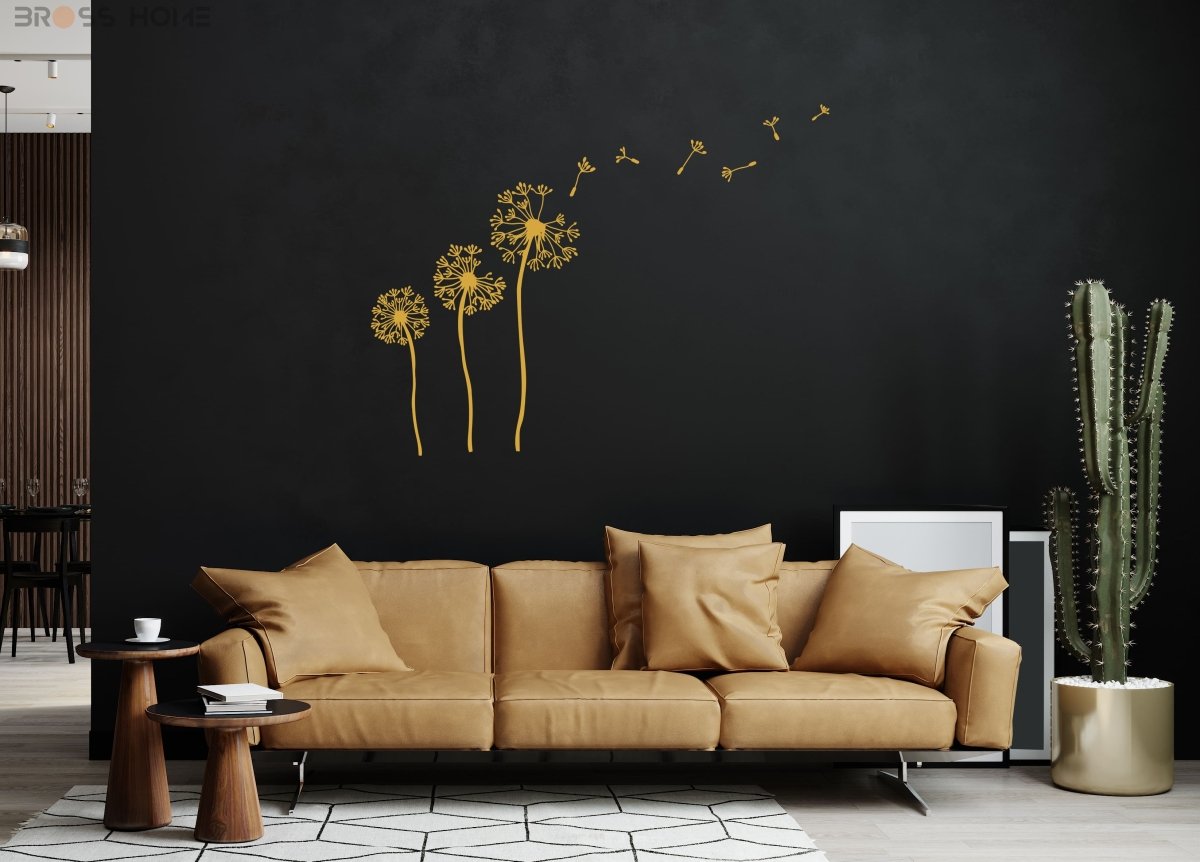 Dandelion Metal Wall Art - BrossHome Metal Wall Art
