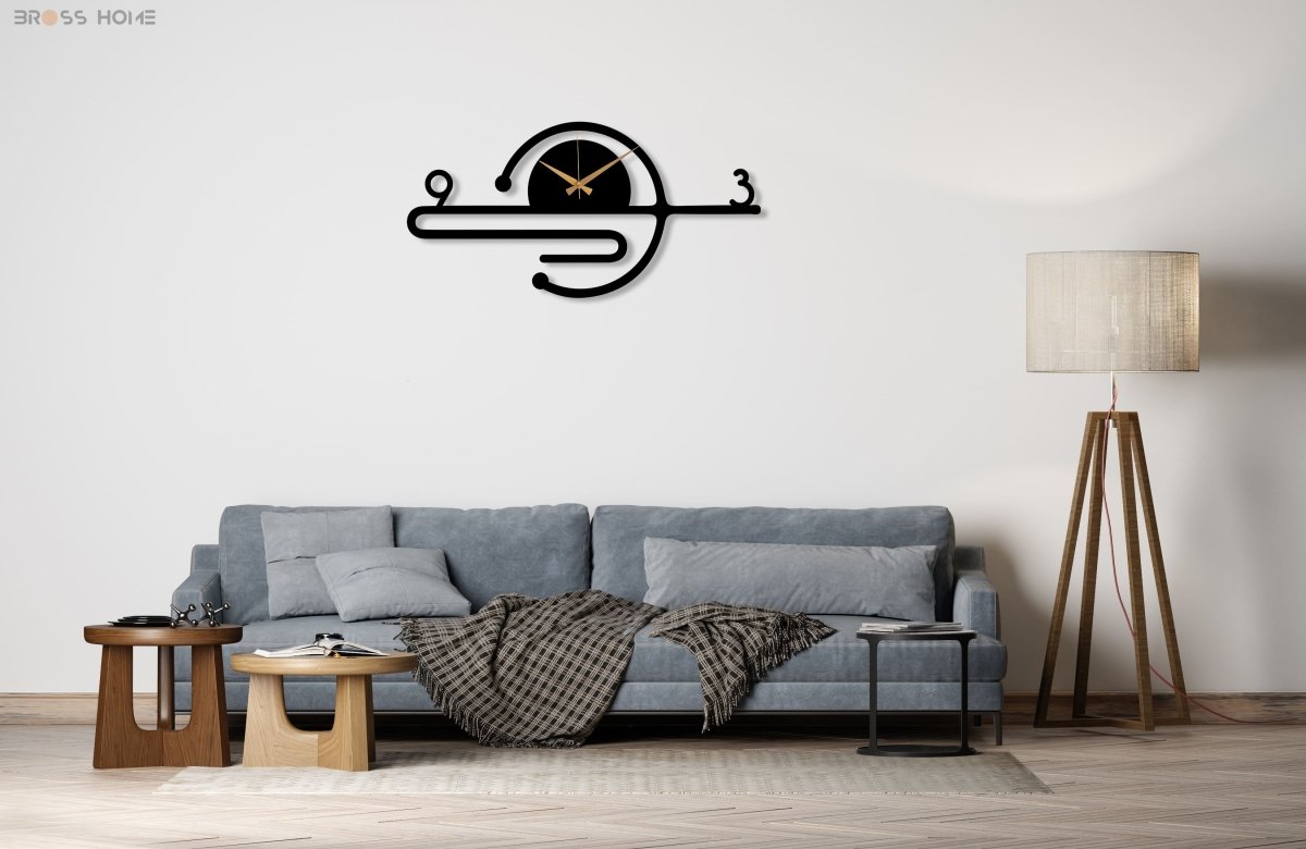 Designer Metal Wall Clock - BrossHome Metal Wall Art