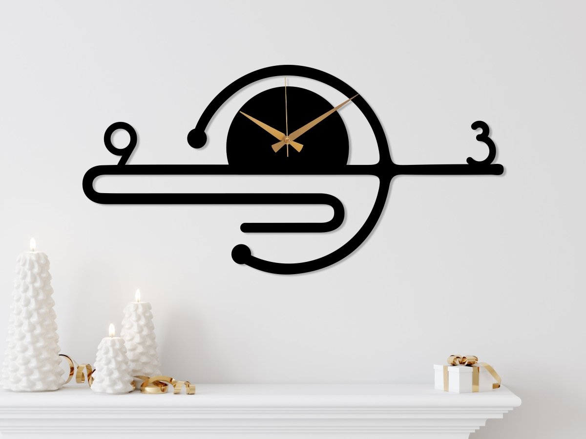 Designer Metal Wall Clock - BrossHome Metal Wall Art