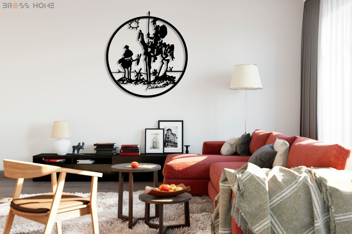 Don Quixote Metal Wall Art - BrossHome Metal Wall Art