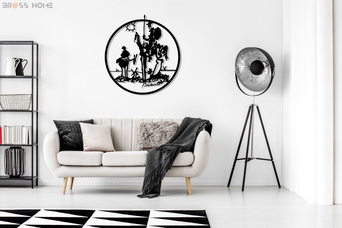 Don Quixote Metal Wall Art - BrossHome Metal Wall Art