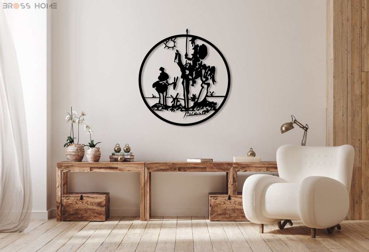 Don Quixote Metal Wall Art - BrossHome Metal Wall Art