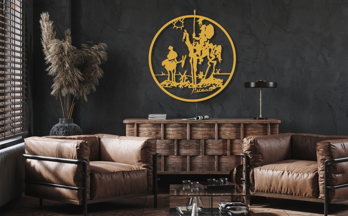 Don Quixote Metal Wall Art - BrossHome Metal Wall Art