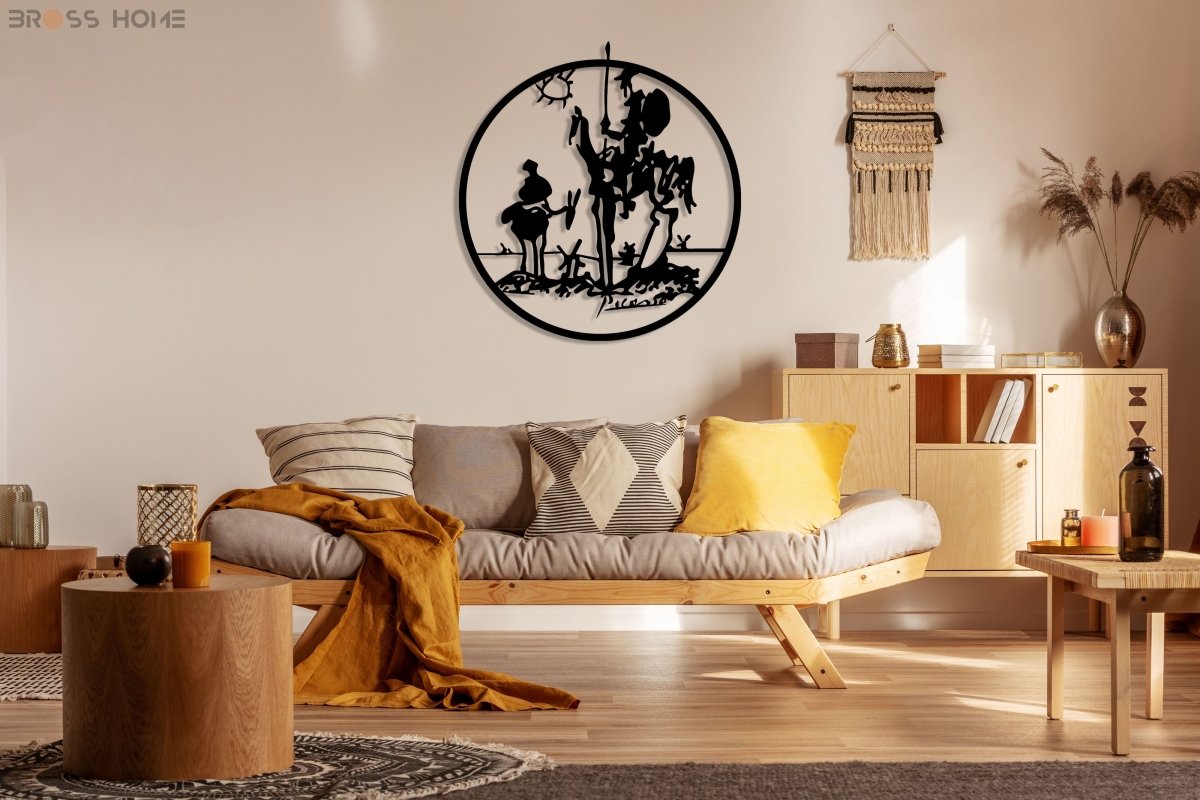 Don Quixote Metal Wall Art - BrossHome Metal Wall Art