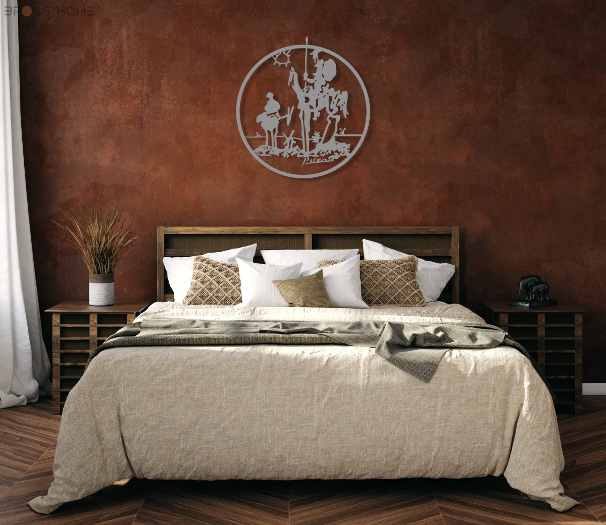 Don Quixote Metal Wall Art - BrossHome Metal Wall Art