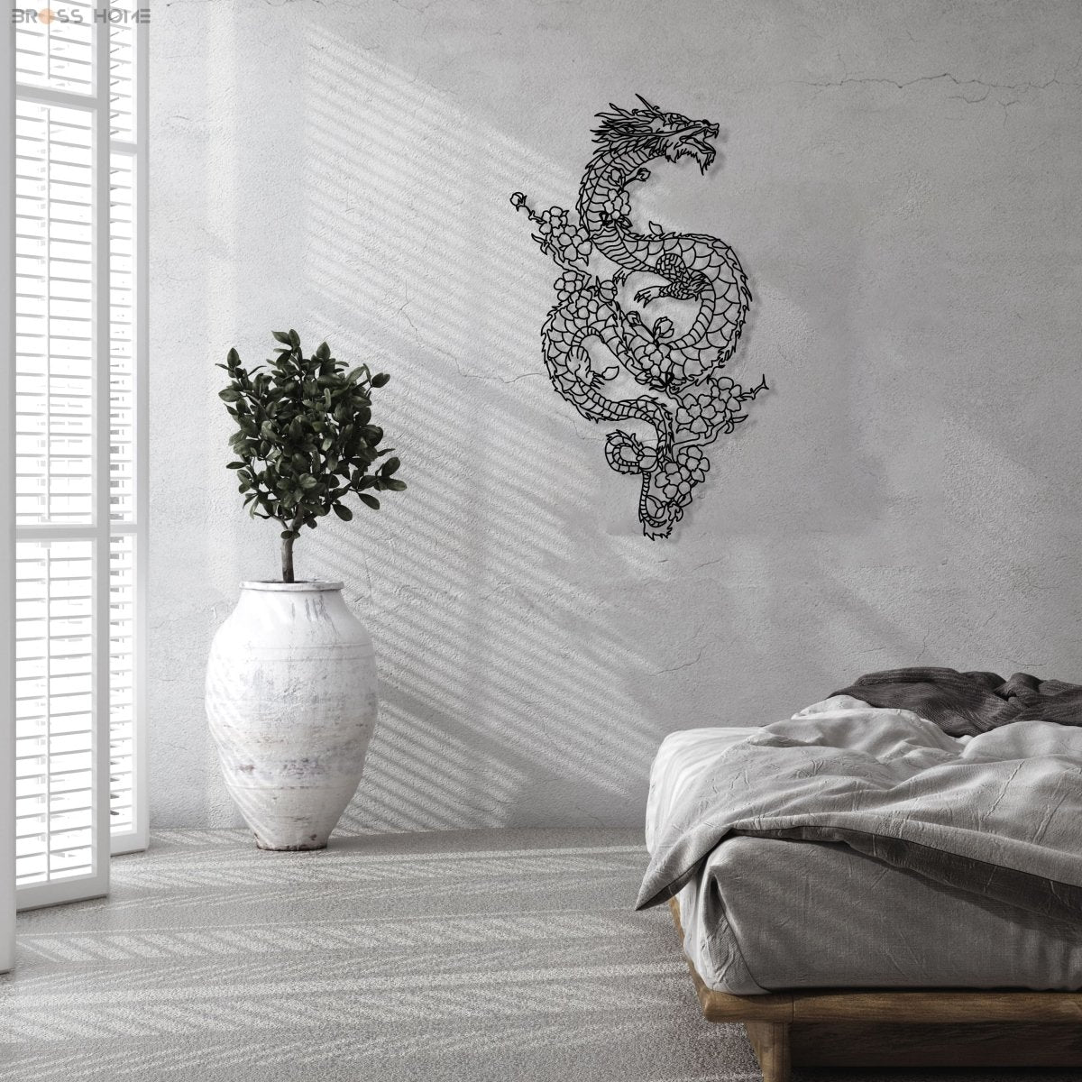 Dragon Metal Wall Art - BrossHome Metal Wall Art