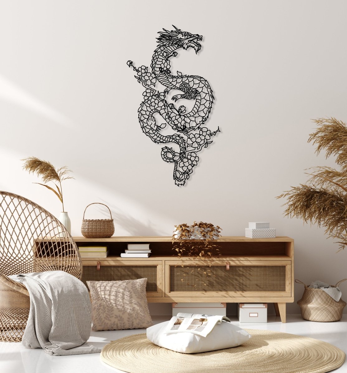 Dragon Metal Wall Art - BrossHome Metal Wall Art