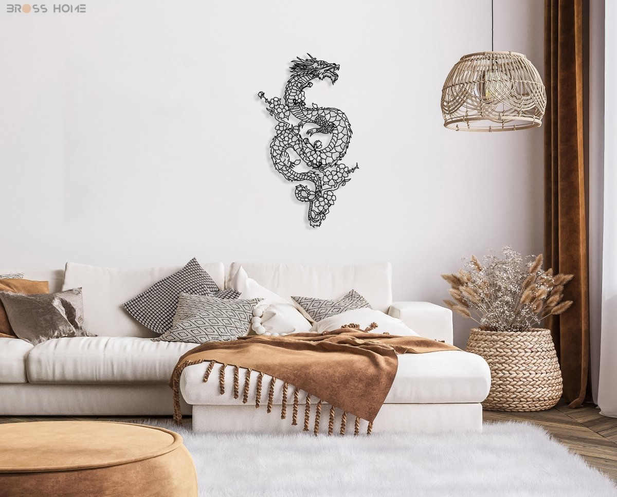 Dragon Metal Wall Art - BrossHome Metal Wall Art