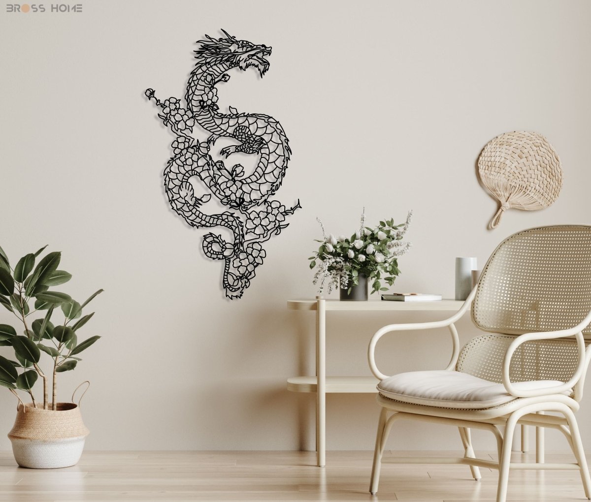 Dragon Metal Wall Art - BrossHome Metal Wall Art