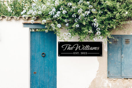 Family Name Metal Wall Art - BrossHome Metal Wall Art