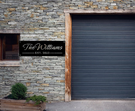 Family Name Metal Wall Art - BrossHome Metal Wall Art