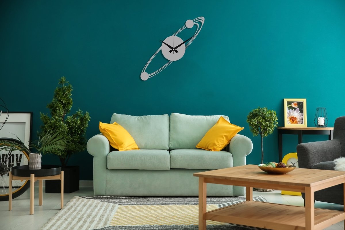 Galaxy Design Wall Clock - BrossHome Metal Wall Art