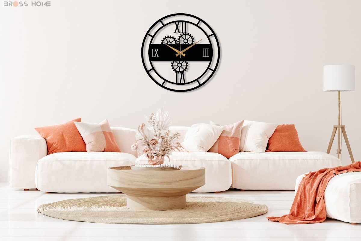 Gear Wall Clock - BrossHome Metal Wall Art