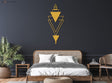 Geometric Triangles Metal Wall Art - BrossHome Metal Wall Art