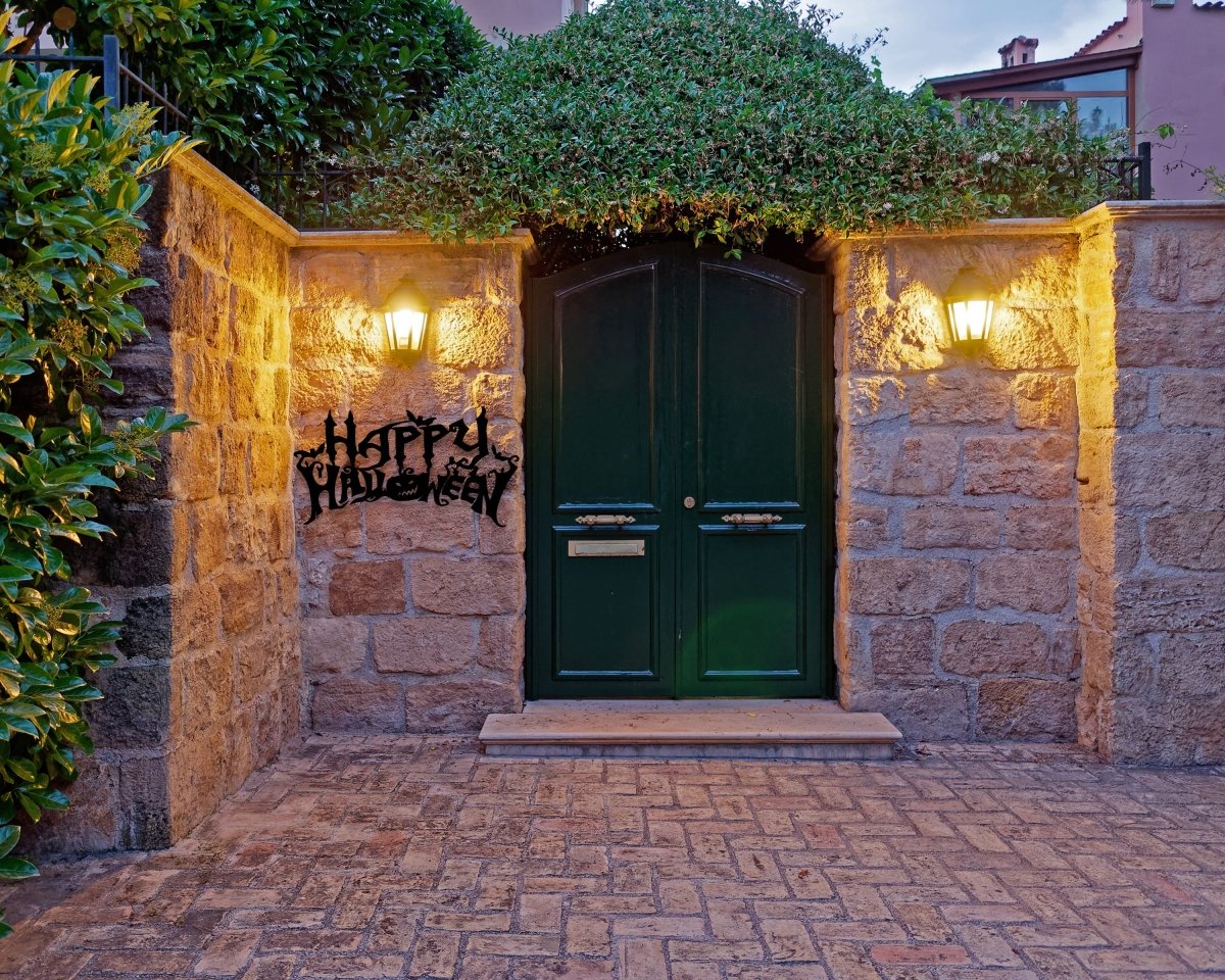 Happy Halloween Wall Sign - BrossHome Metal Wall Art