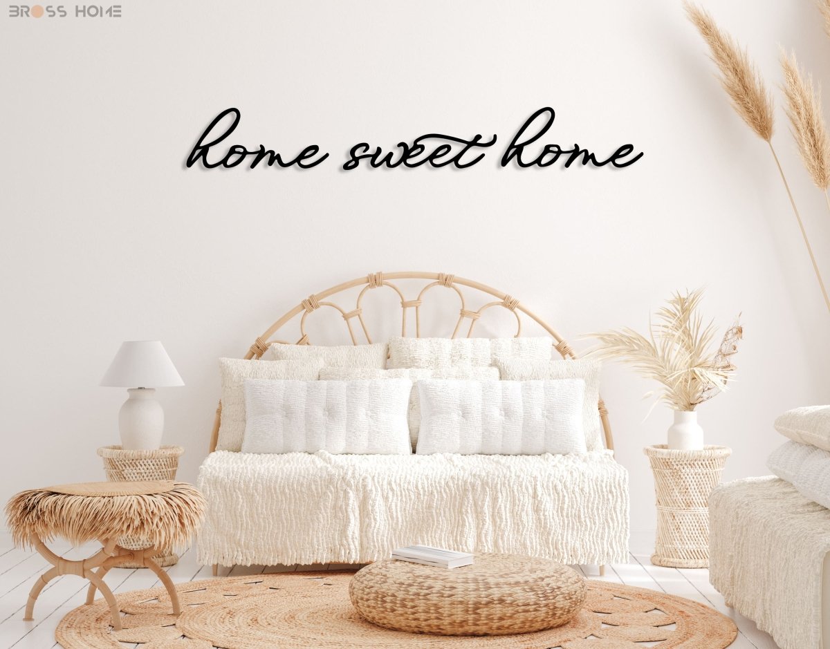 Home Sweet Home Metal Wall Art - BrossHome Metal Wall Art