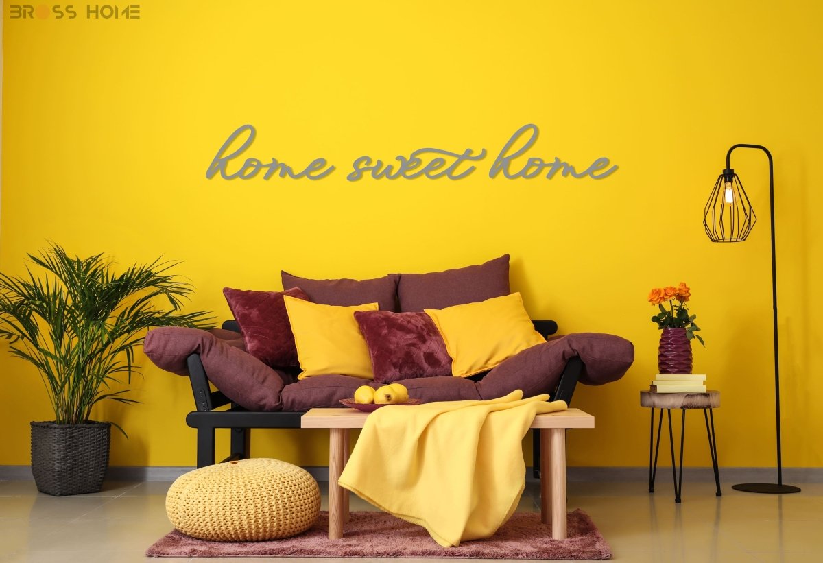 Home Sweet Home Metal Wall Art - BrossHome Metal Wall Art