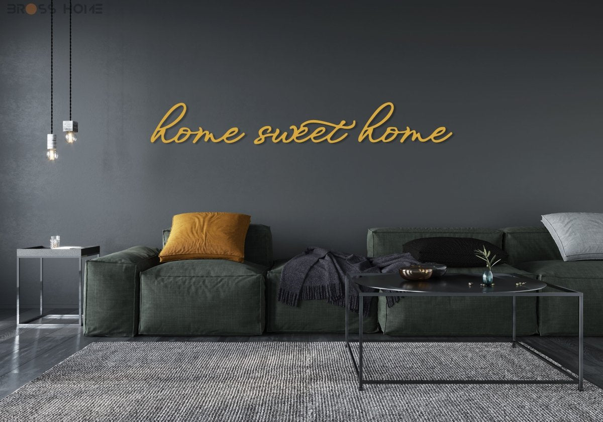 Home Sweet Home Metal Wall Art - BrossHome Metal Wall Art