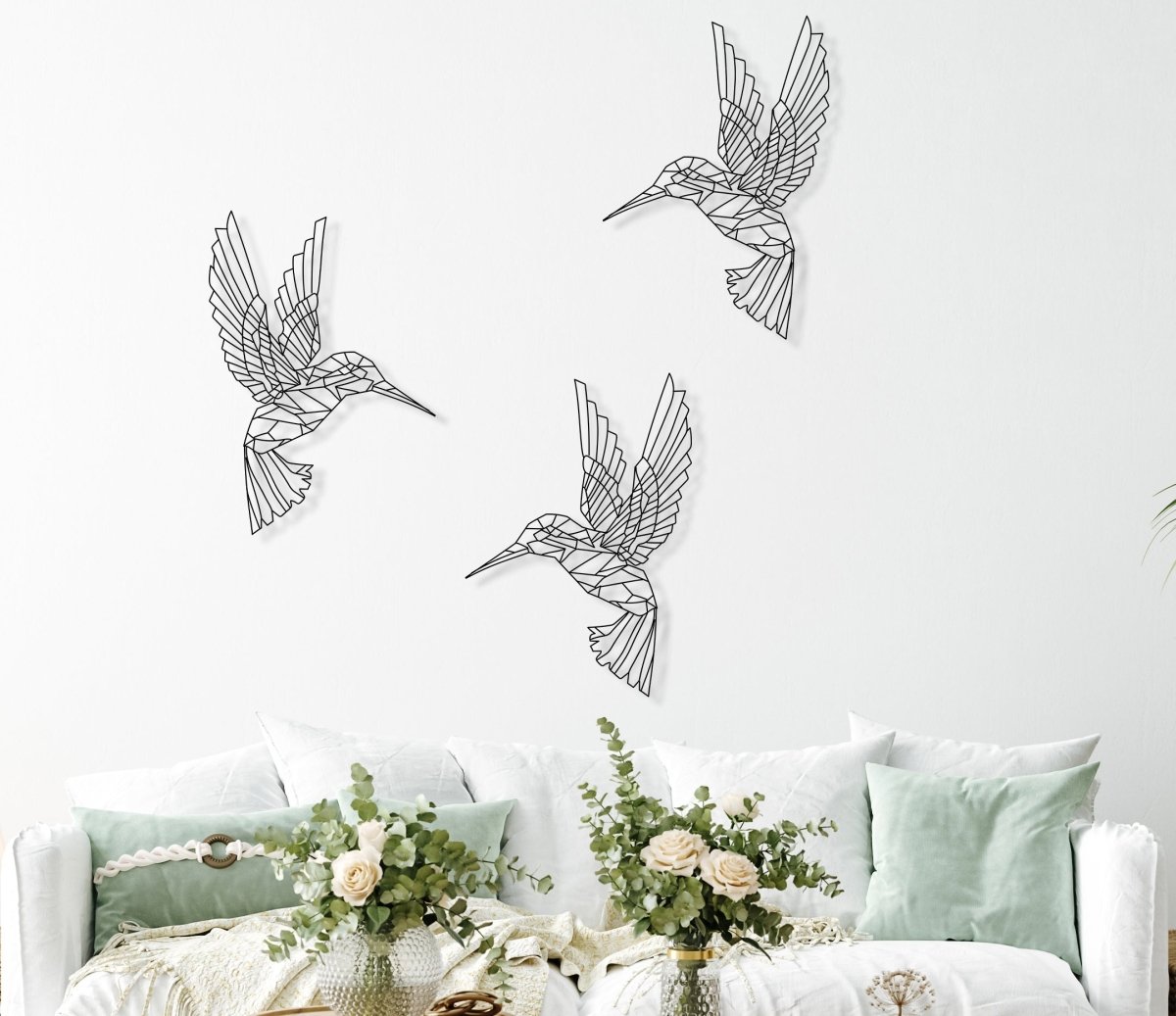 Hummingbird Wall Decor - BrossHome Metal Wall Art