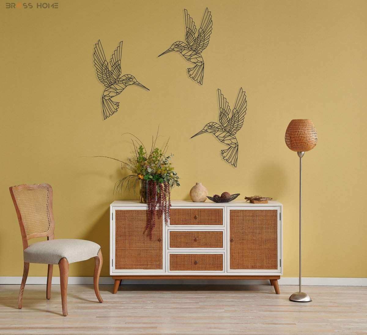 Hummingbird Wall Decor - BrossHome Metal Wall Art