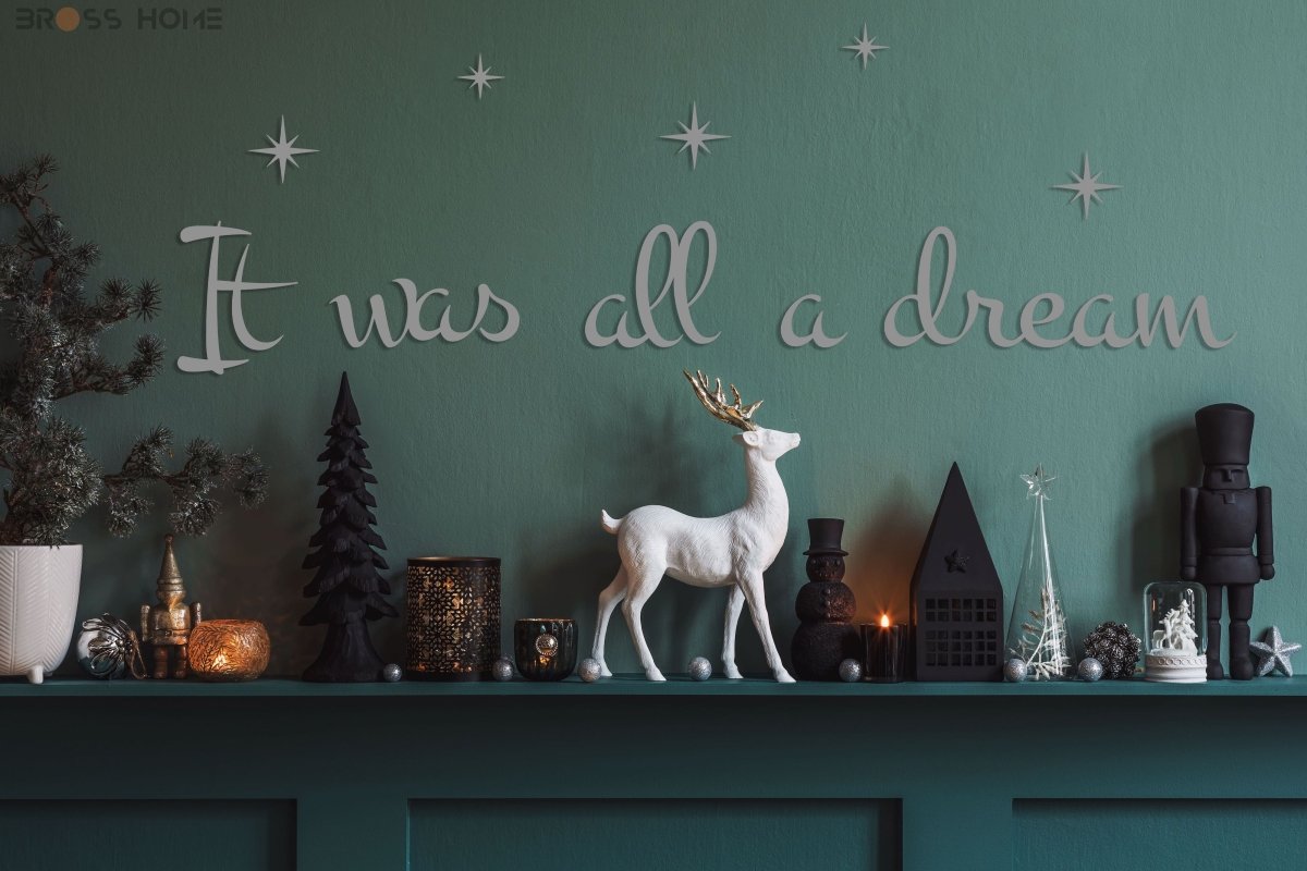 İt Was All A Dream Wall Art - BrossHome Metal Wall Art