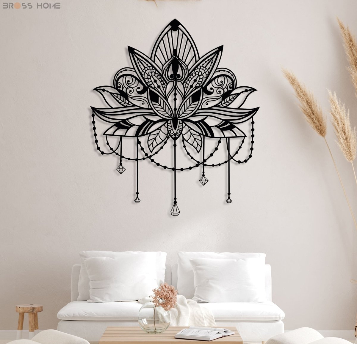 Mandala Metal Wall Art - BrossHome Metal Wall Art