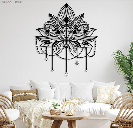 Mandala Metal Wall Art - BrossHome Metal Wall Art
