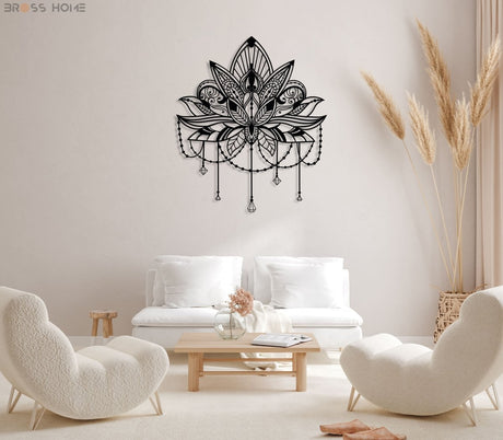 Mandala Metal Wall Art - BrossHome Metal Wall Art