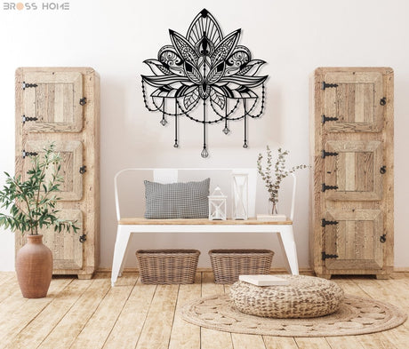 Mandala Metal Wall Art - BrossHome Metal Wall Art