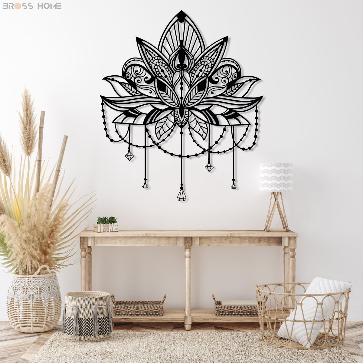 Mandala Metal Wall Art - BrossHome Metal Wall Art